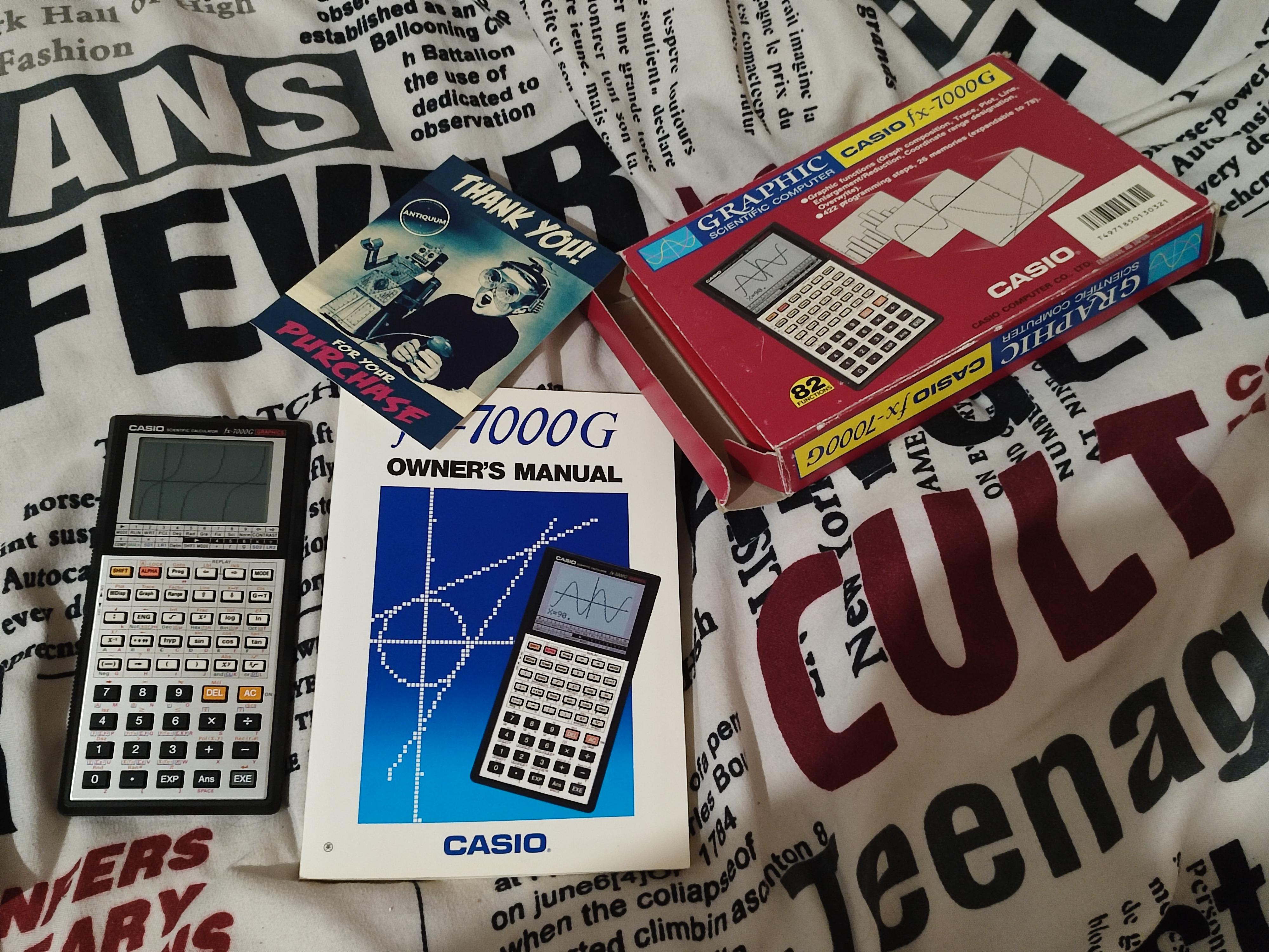 Casio FX-7000G/GA/GB/7200G - Casio OH-7000G